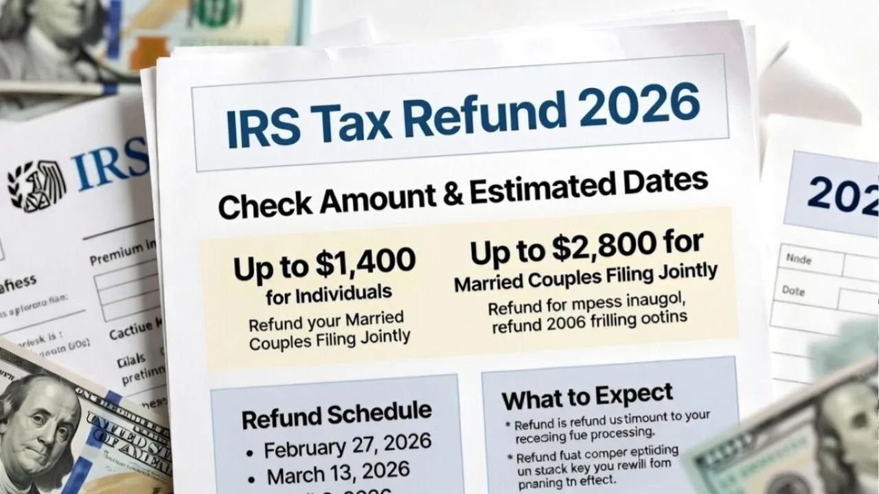 IRS Tax Refund 2026 Schedule
